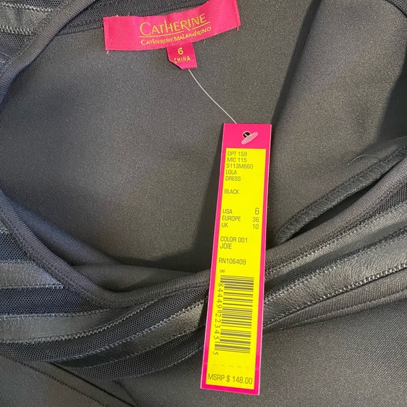 Catherine Malandrino Black Dress (BRAND NEW) - Picture 6 of 6